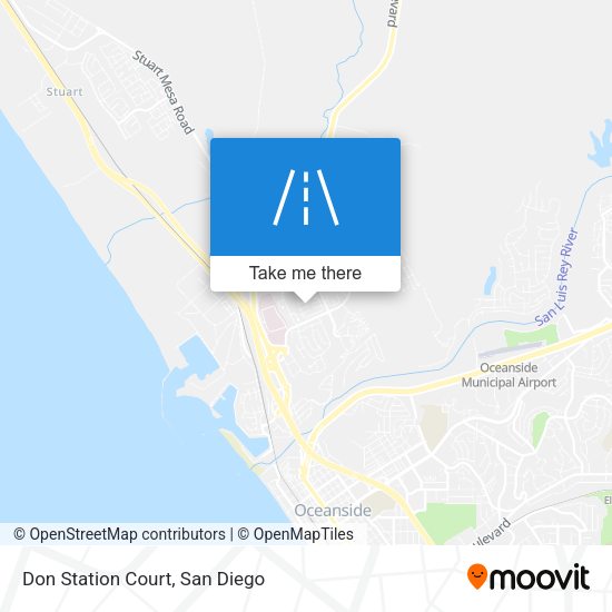 Don Station Court map