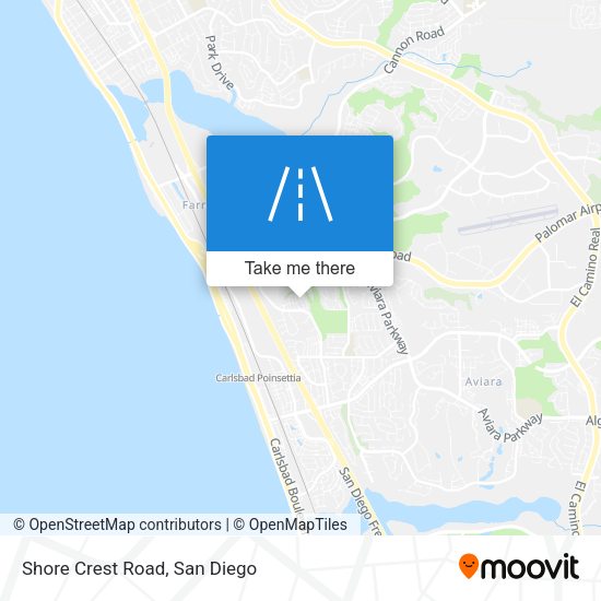 Mapa de Shore Crest Road