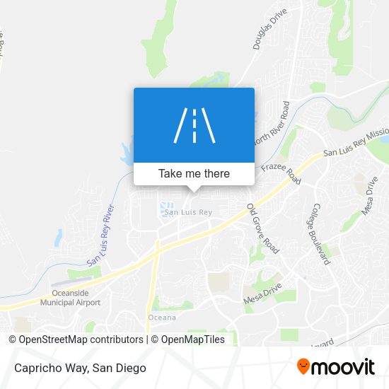 Mapa de Capricho Way