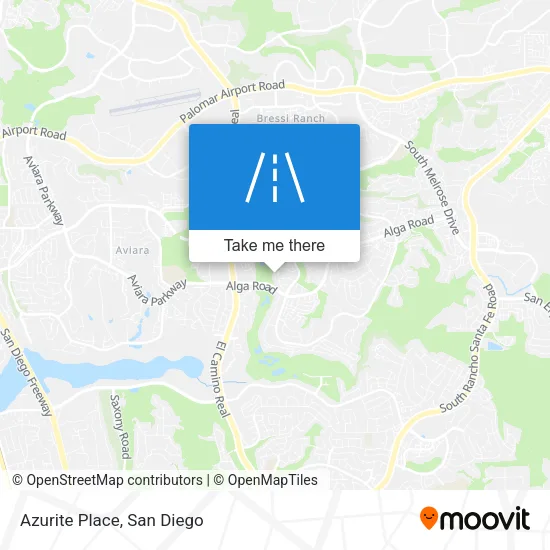 Azurite Place map