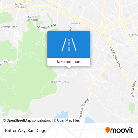 Mapa de Rafter Way