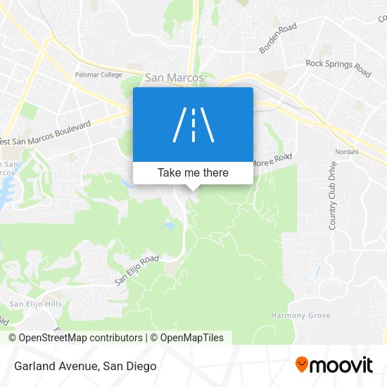 Mapa de Garland Avenue