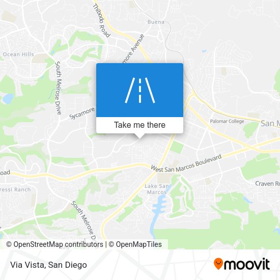 Mapa de Via Vista