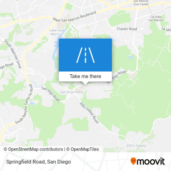 Mapa de Springfield Road