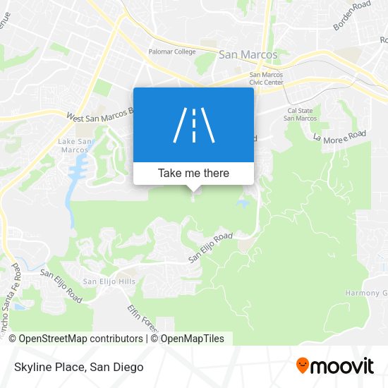 Mapa de Skyline Place