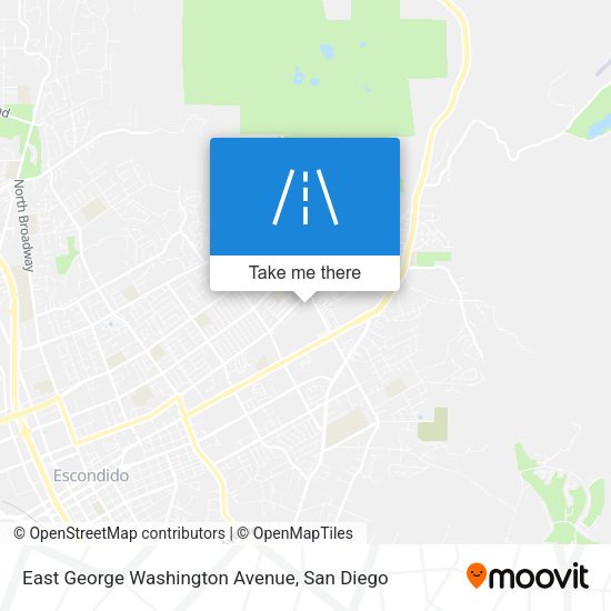 Mapa de East George Washington Avenue