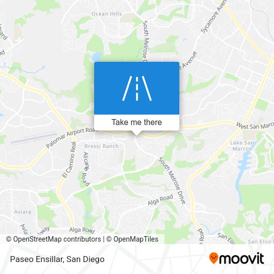 Mapa de Paseo Ensillar