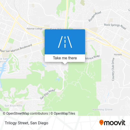 Mapa de Trilogy Street