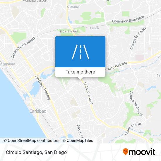 Mapa de Circulo Santiago