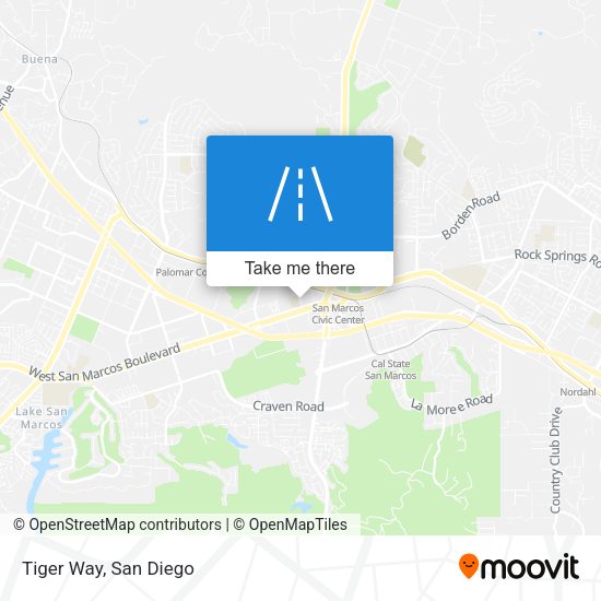 Mapa de Tiger Way
