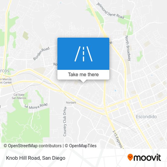 Mapa de Knob Hill Road