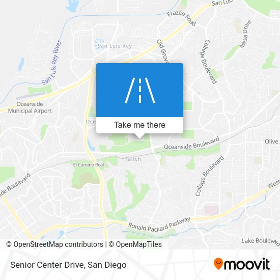 Mapa de Senior Center Drive