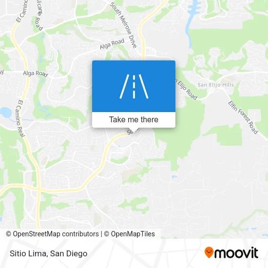 Sitio Lima map