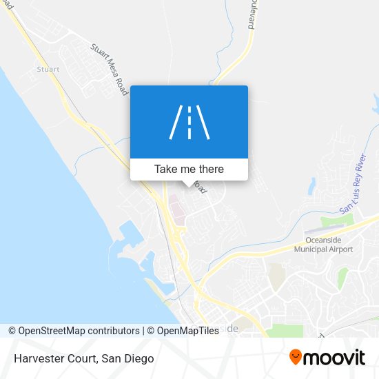 Mapa de Harvester Court