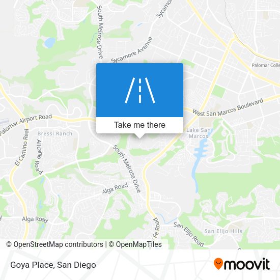 Mapa de Goya Place
