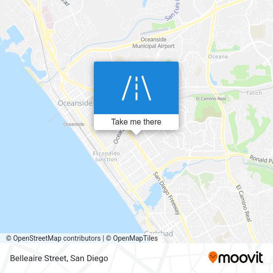 Belleaire Street map