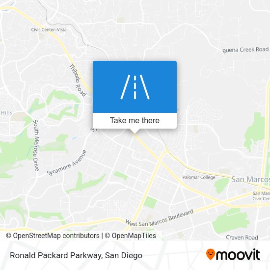 Ronald Packard Parkway map