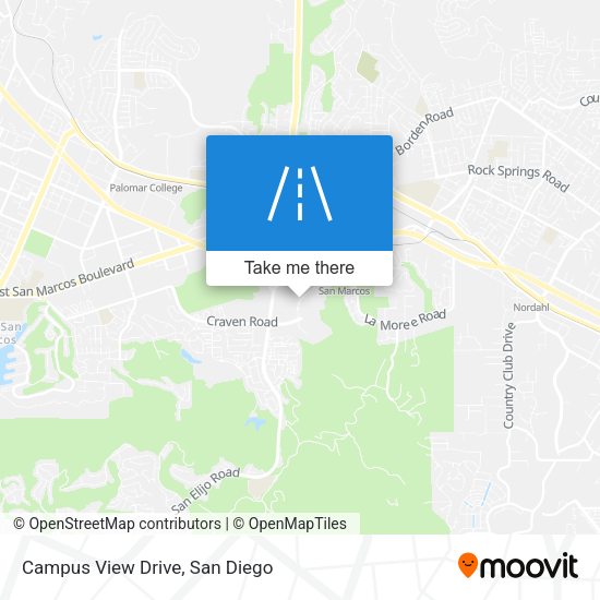 Mapa de Campus View Drive