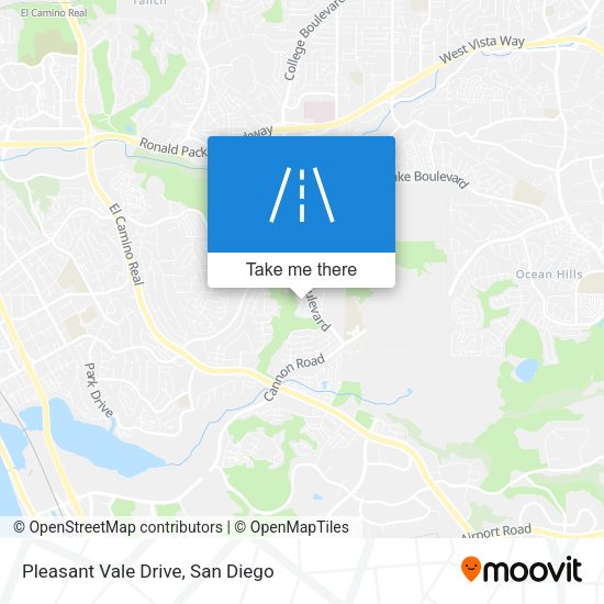 Mapa de Pleasant Vale Drive