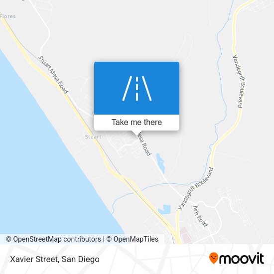 Mapa de Xavier Street