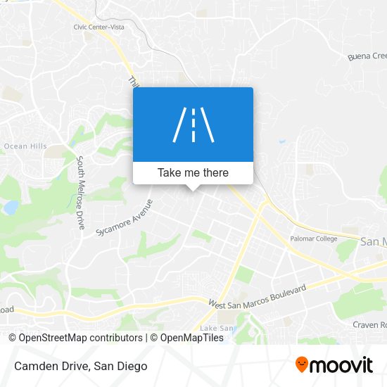 Mapa de Camden Drive