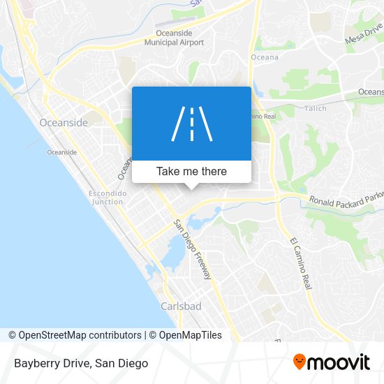 Mapa de Bayberry Drive