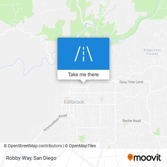 Robby Way map