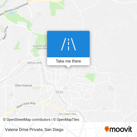 Valerie Drive Private map