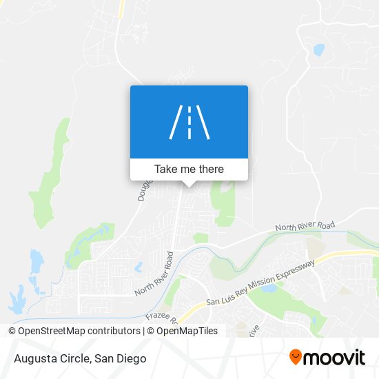 Augusta Circle map