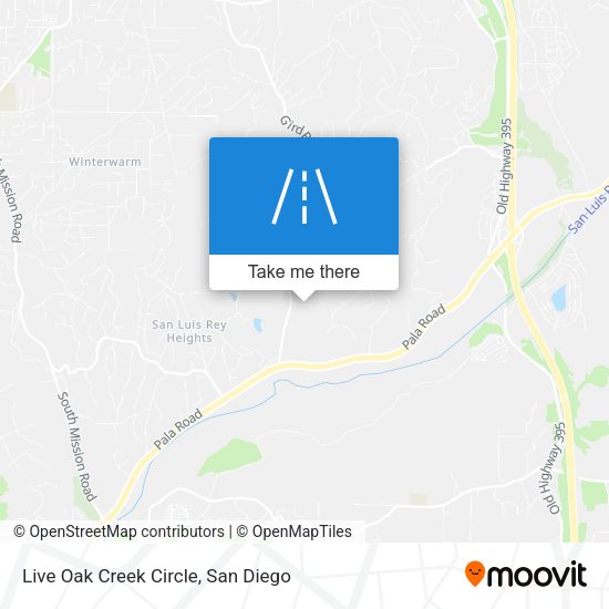 Live Oak Creek Circle map