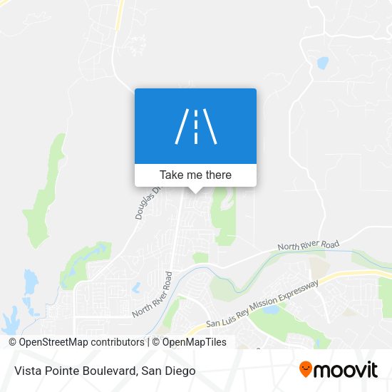 Vista Pointe Boulevard map