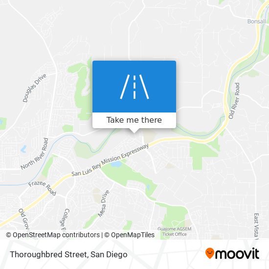 Thoroughbred Street map