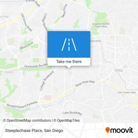 Steeplechase Place map