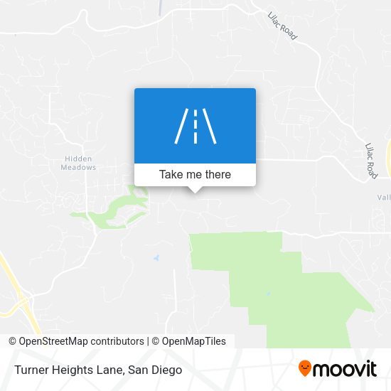 Turner Heights Lane map