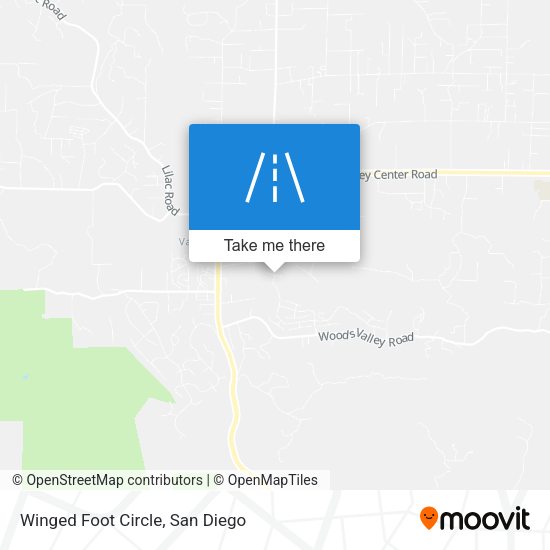 Winged Foot Circle map