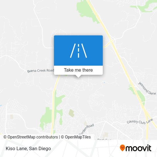 Mapa de Kiso Lane