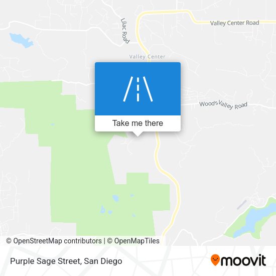 Purple Sage Street map