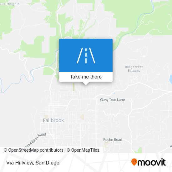 Mapa de Via Hillview