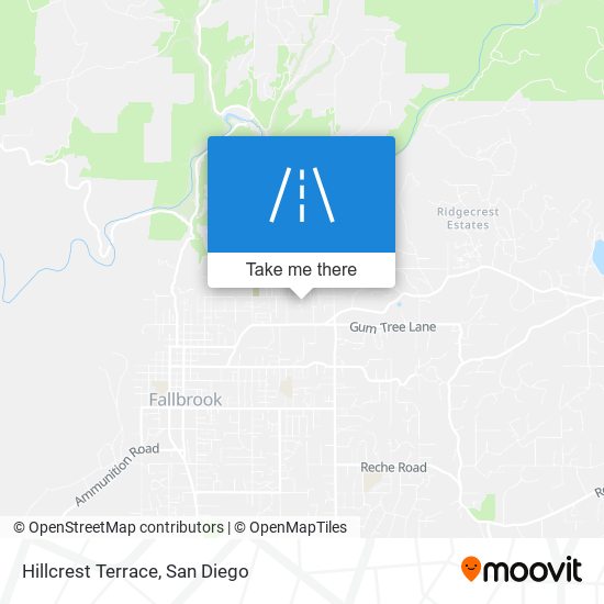 Hillcrest Terrace map