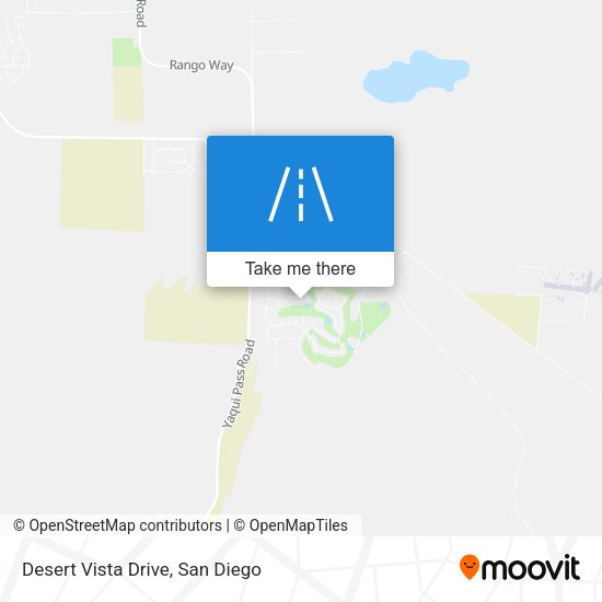 Desert Vista Drive map