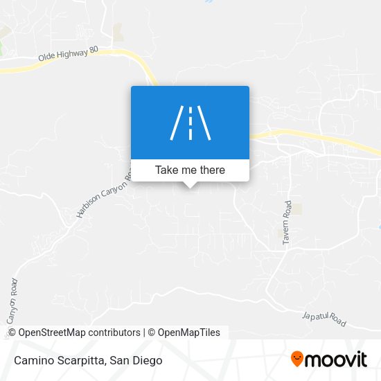 Mapa de Camino Scarpitta