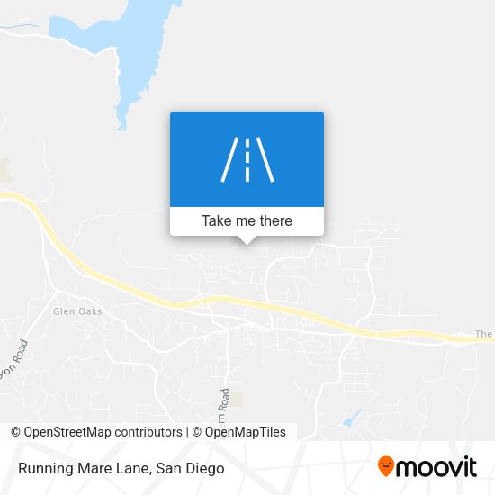Mapa de Running Mare Lane
