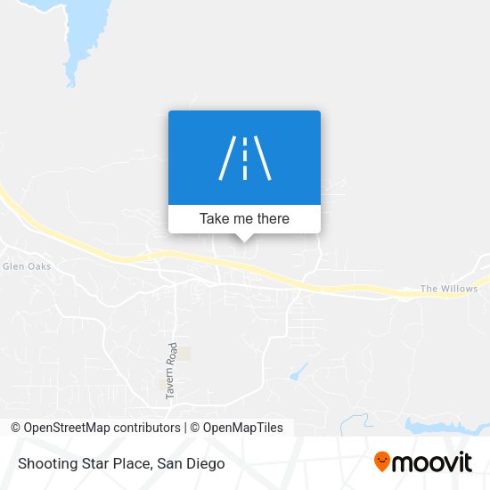 Shooting Star Place map