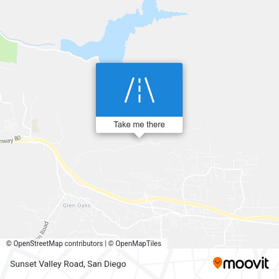 Mapa de Sunset Valley Road