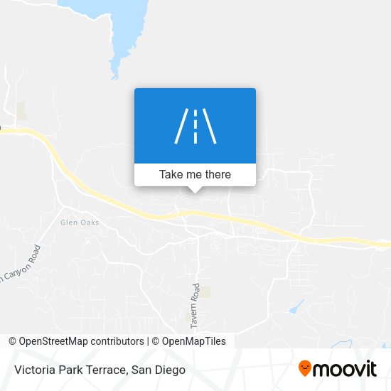 Victoria Park Terrace map