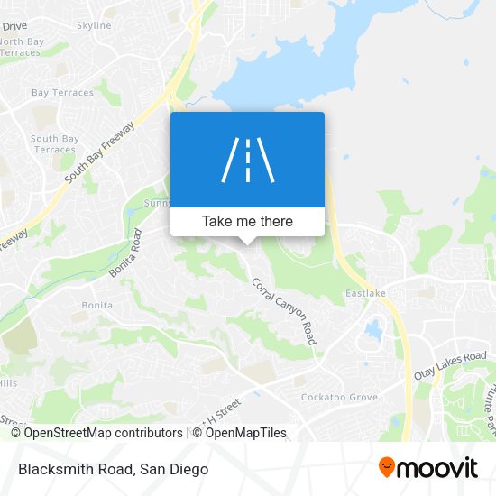 Mapa de Blacksmith Road