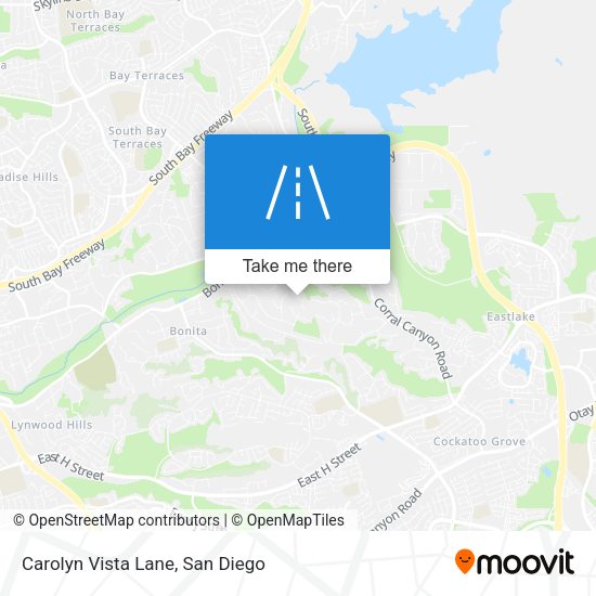 Mapa de Carolyn Vista Lane