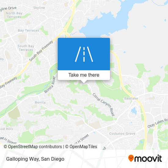 Mapa de Galloping Way