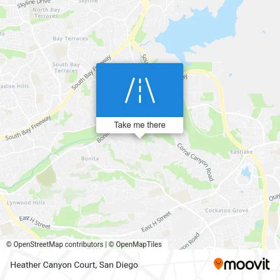 Mapa de Heather Canyon Court