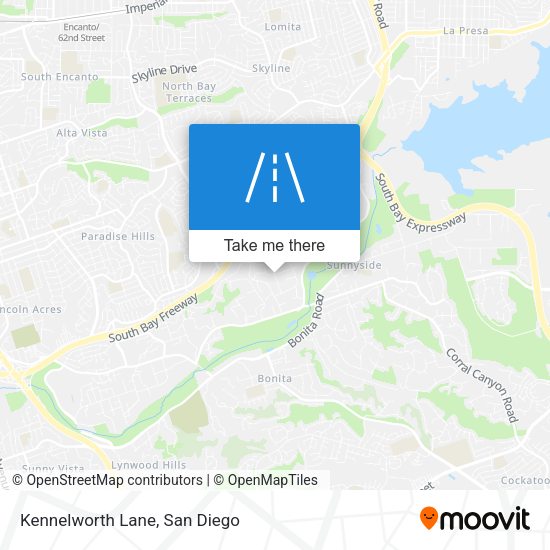 Mapa de Kennelworth Lane